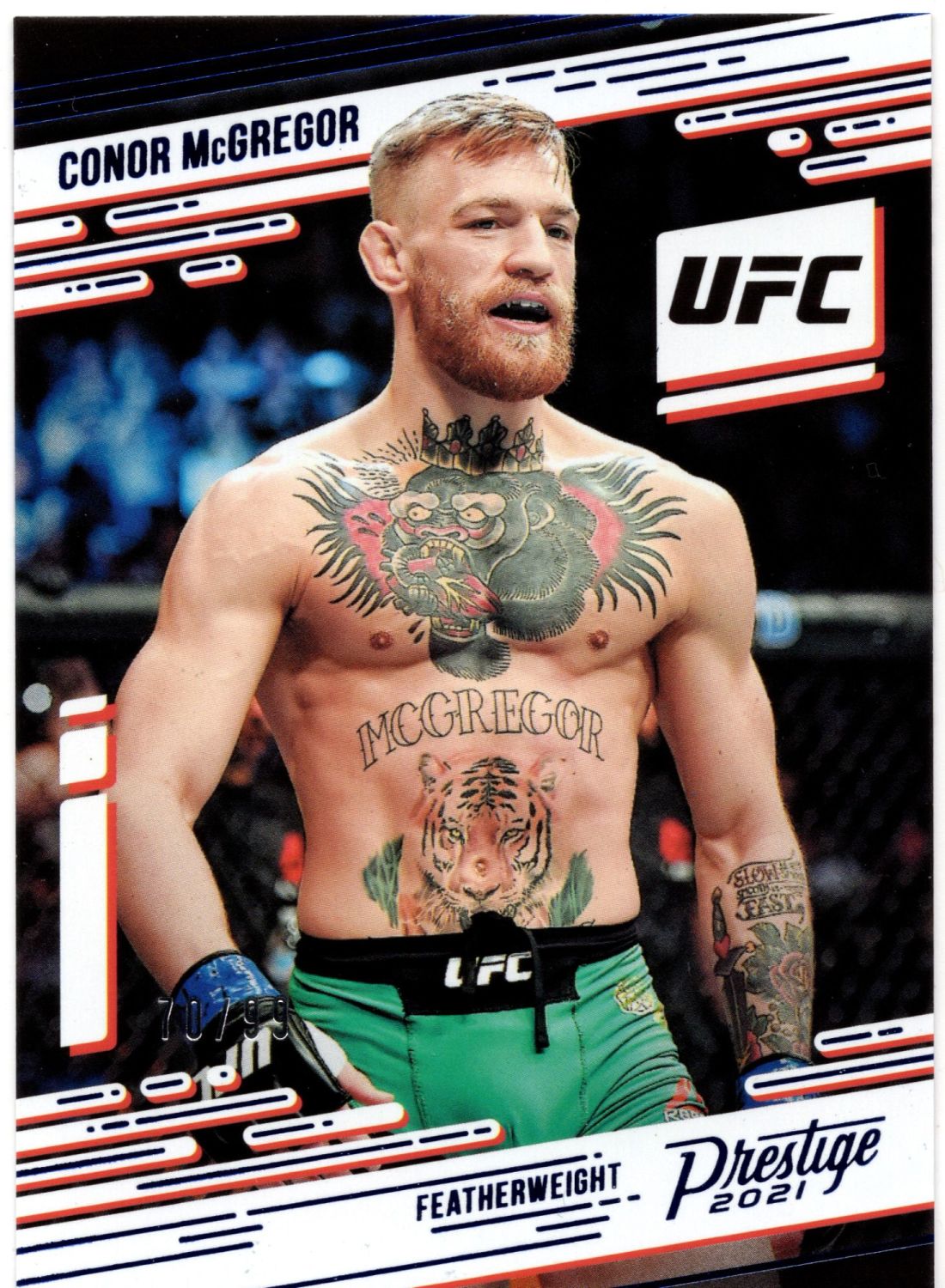 2021 Panini UFC Chronicles CONOR MCGREGOR Prestige Blue /99 #73