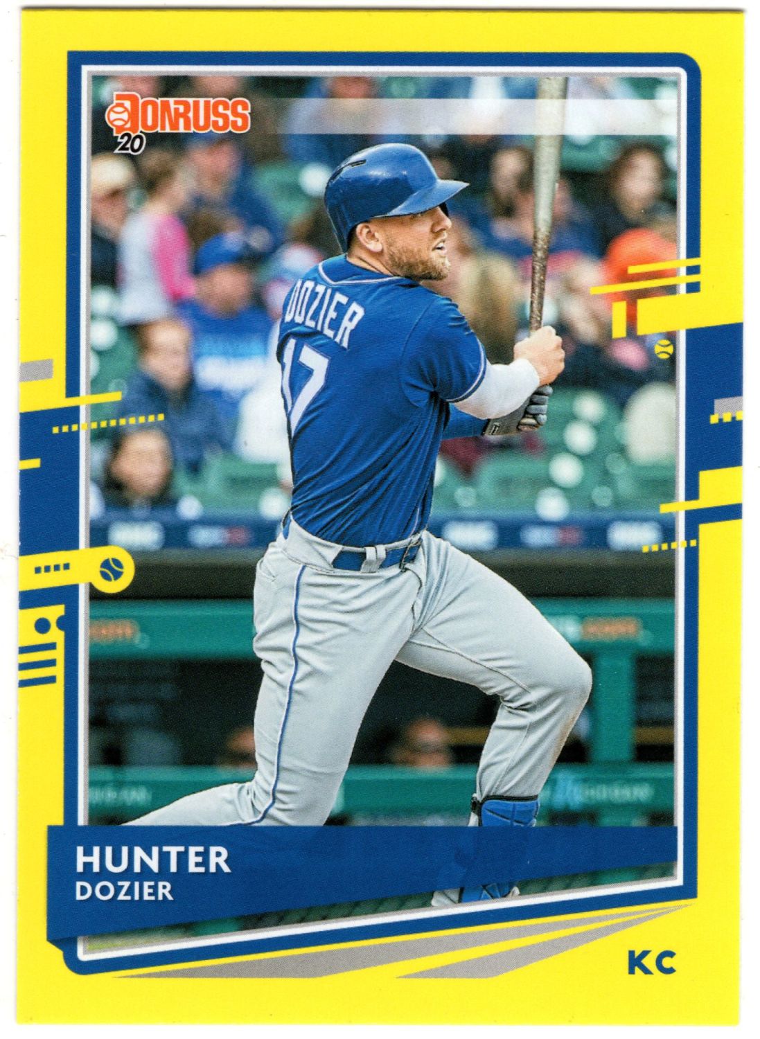 2020 Panini Donruss HUNTER DOZIER Retail Yellow Parallel #72