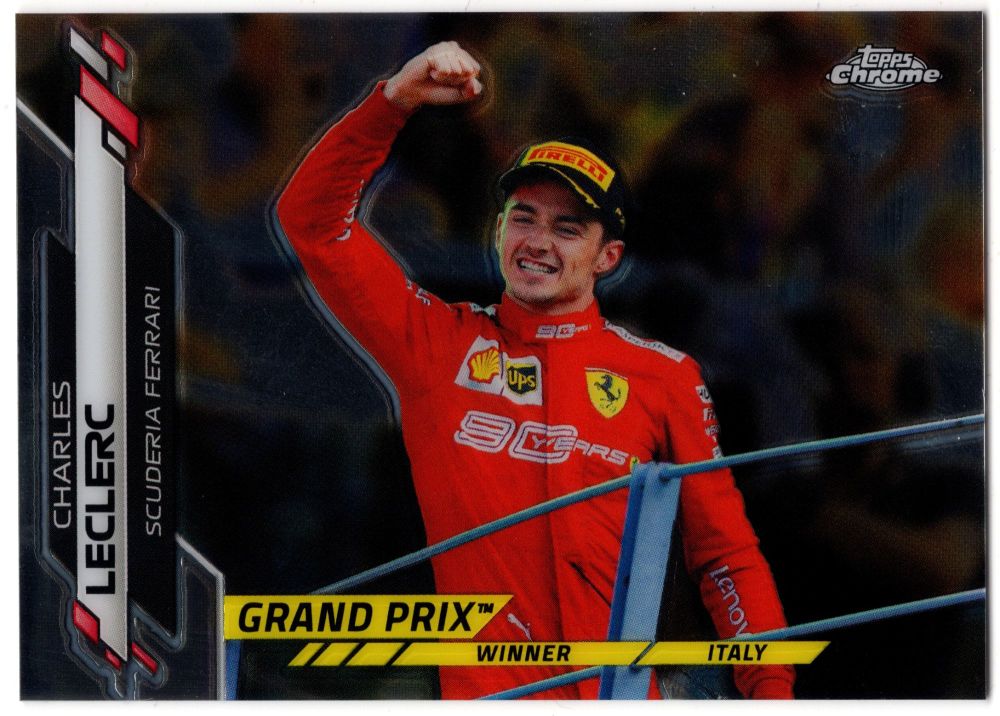 2020 Topps Chrome Formula 1 CHARLES LECLERC Grand Prix Winner Italy #146