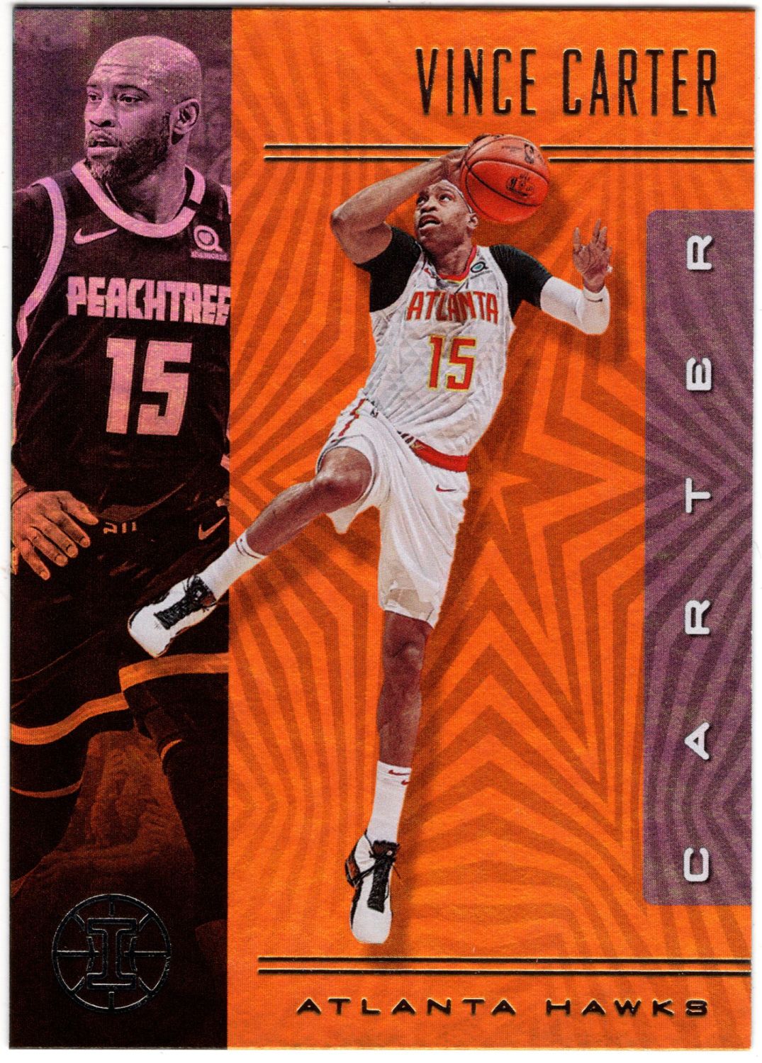 2019-20 Panini Illusions VINCE CARTER Orange Parallel #118