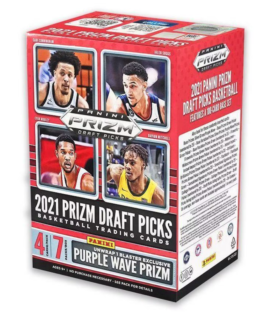 2021/22 Panini Prizm Draft Picks Basketball 7-Pack Blaster Box