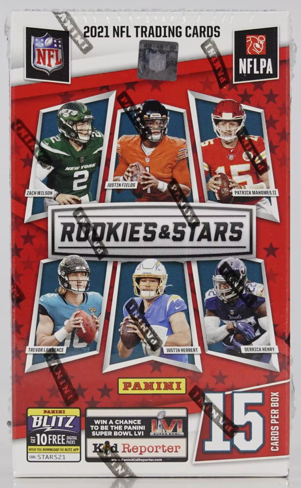 2021 Panini Rookies & Stars Football Cereal Box