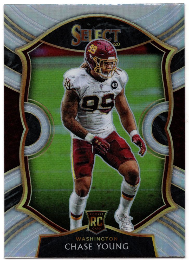 2020 Panini Select CHASE YOUNG Rookie Concourse Level Silver Prizm #64