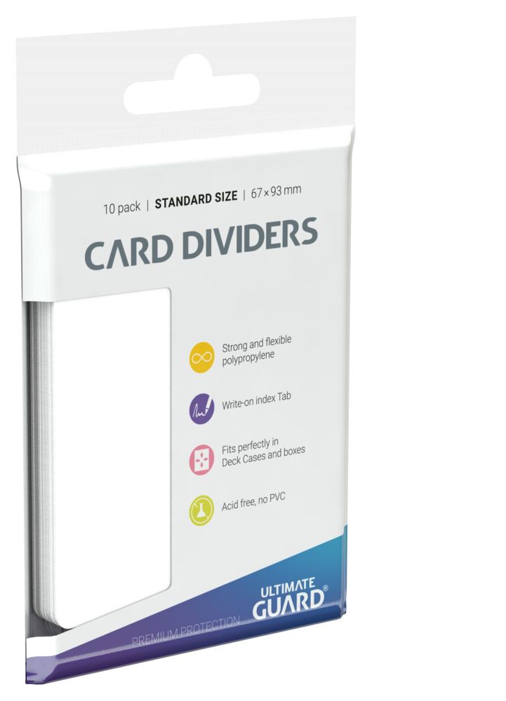 Ultimate Guard Card Dividers (White) 10pk