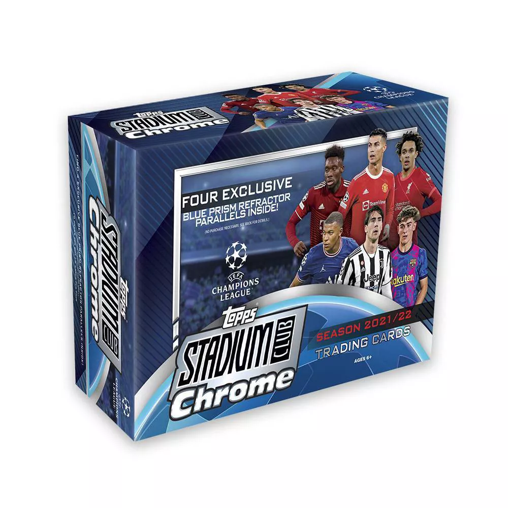 2021-22 Topps UEFA Champion League Stadium Club Chrome Mega Box