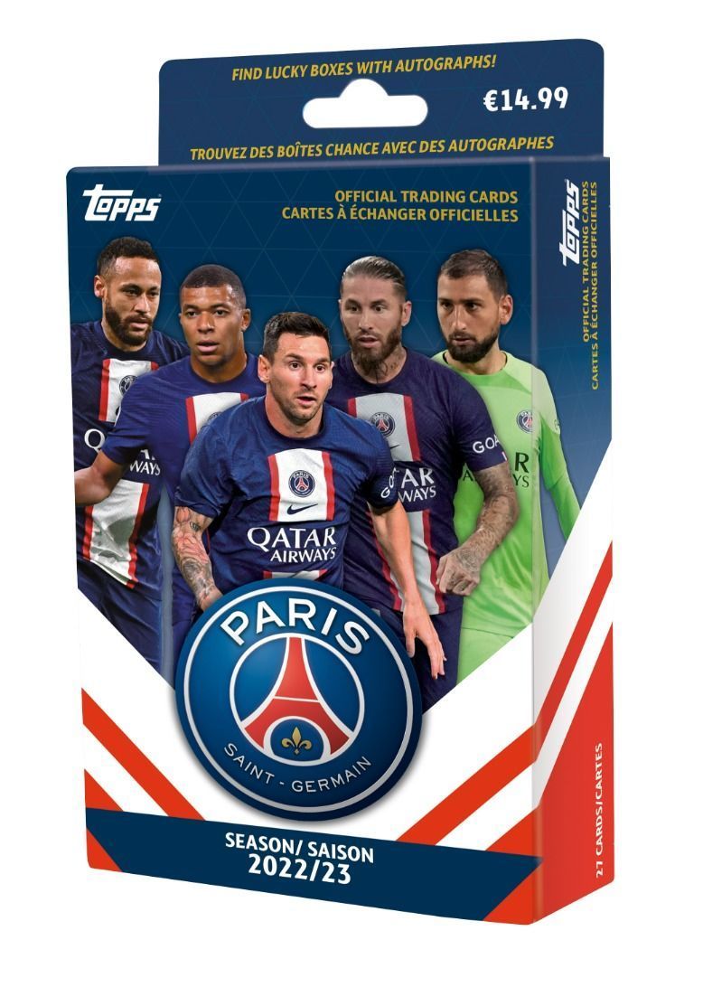 2022-23 Topps Paris Saint-Germain (PSG) Official Fan Set