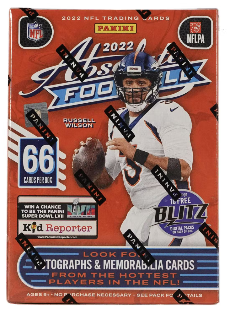 2022 Panini Absolute Football 6-Pack Blaster Box