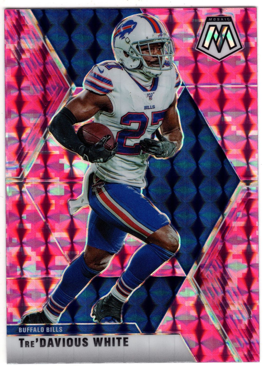 2020 Panini Mosaic TRE'DAVIOUS WHITE Pink Camo Prizm #31