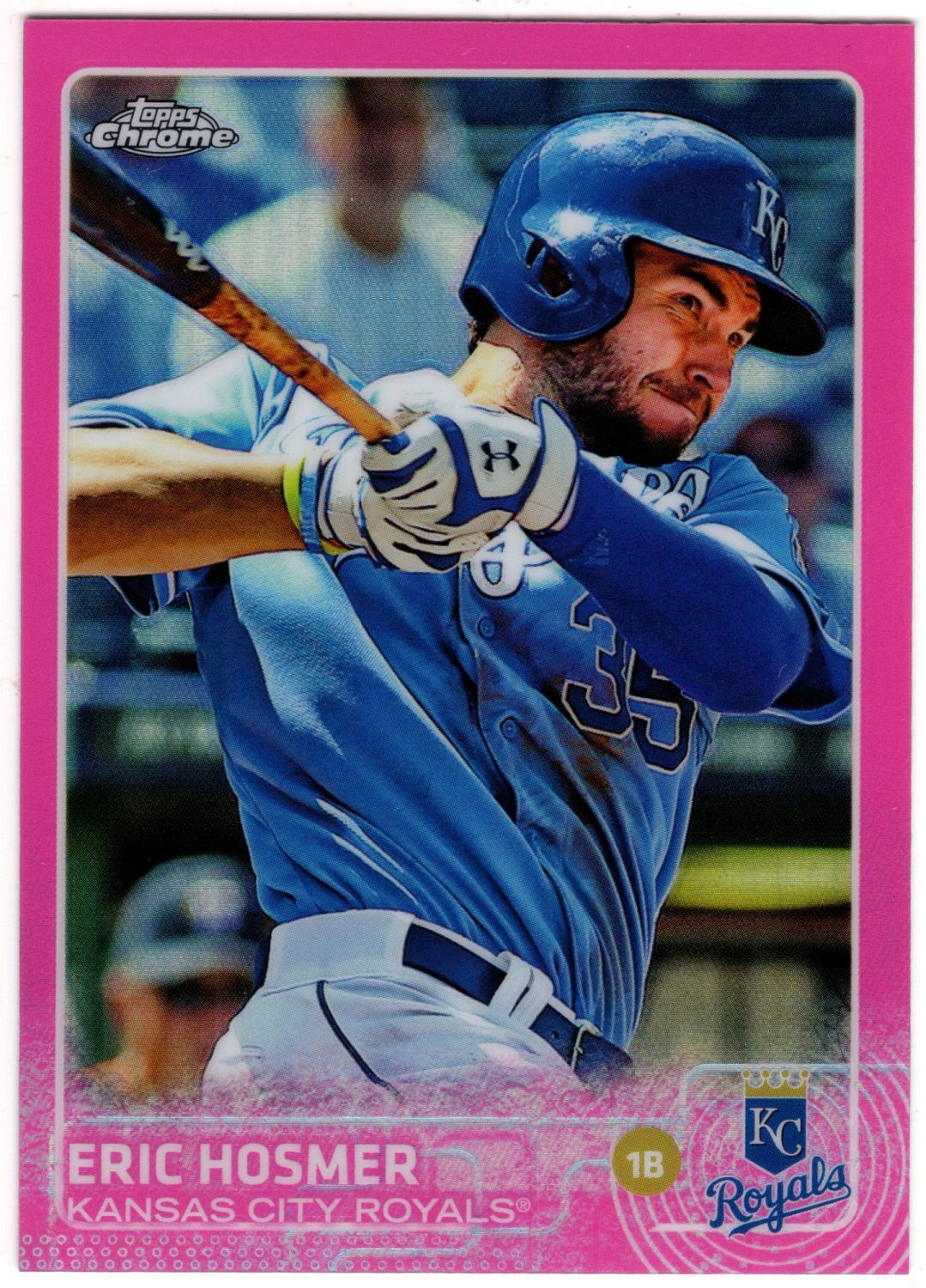 2015 Topps Chrome ERIC HOSMER Pink Refractor #60