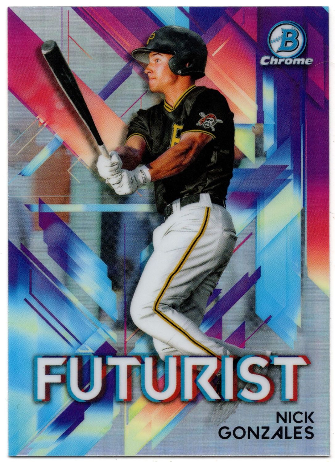 2021 Topps Bowman Chrome NICK GONZALES Futurist Rookie Insert #FUT-NG