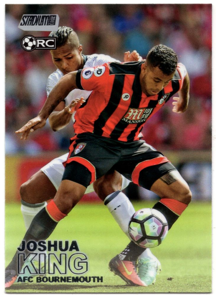 2016 Topps Stadium Club Premier League JOSHUA KING Rookie Base Card #68