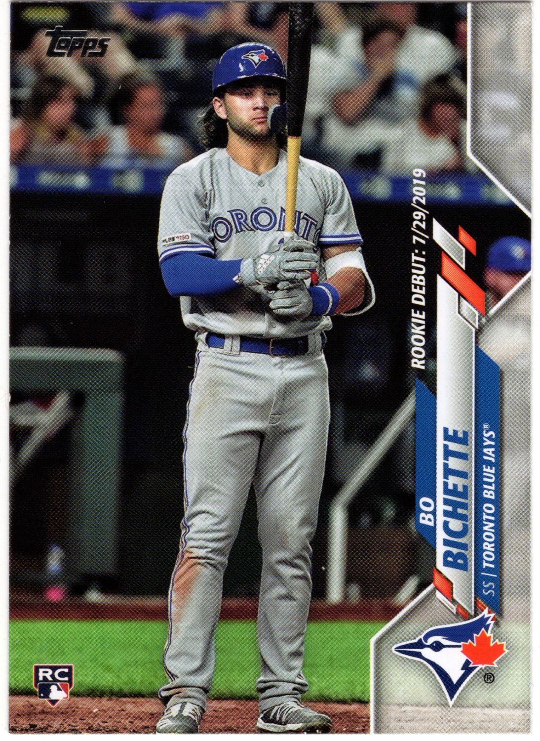 2020 Topps Update BO BICHETTE Rookie Debut #U-1