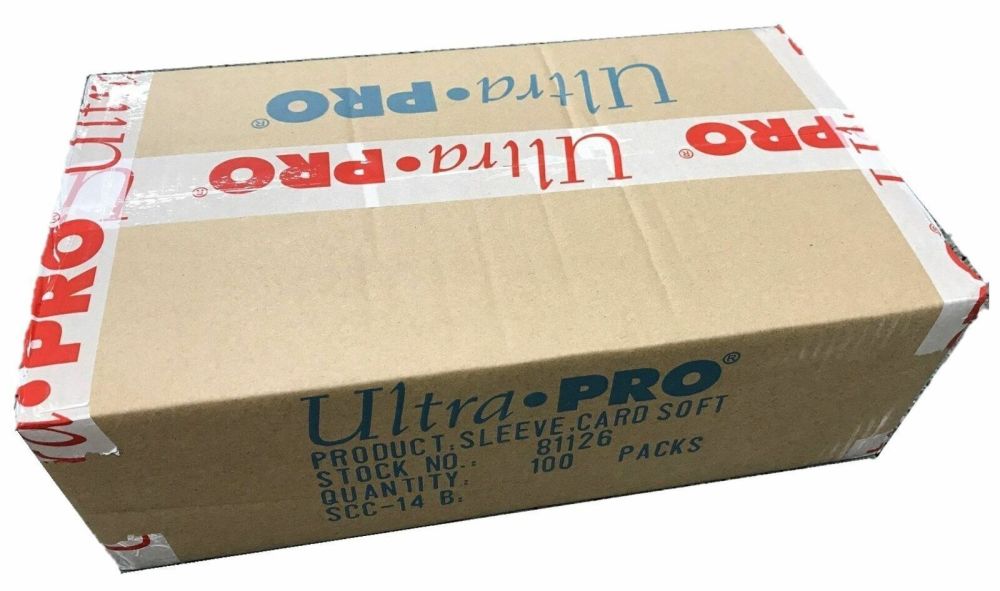 ULTRA PRO Standard Card Soft Sleeves (Case Of 100 Packs)