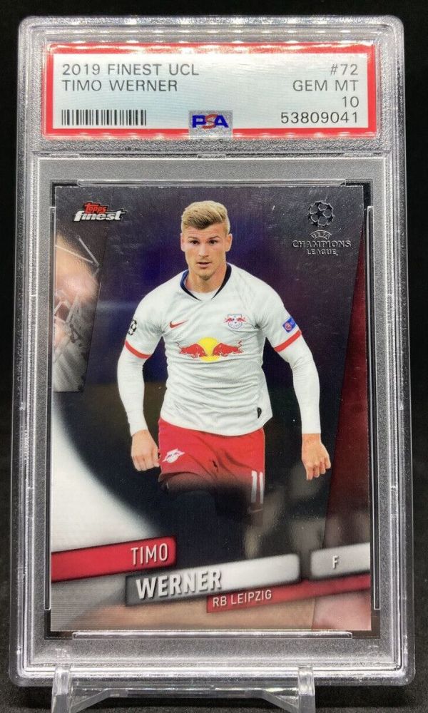 2018-19 Topps UCL Finest TIMO WERNER #72 (PSA 10)