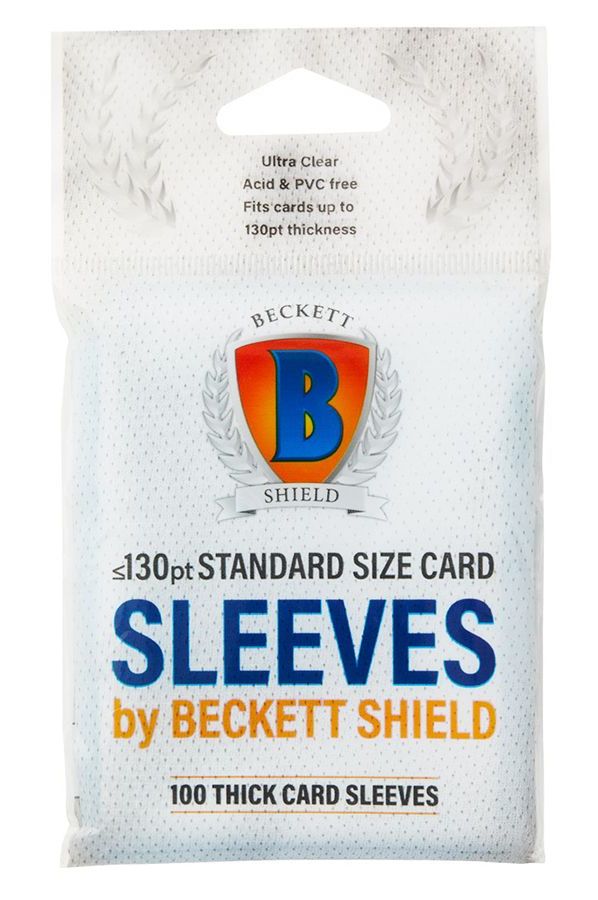 Beckett Shield  Thick Card Sleeves - 100 ct.