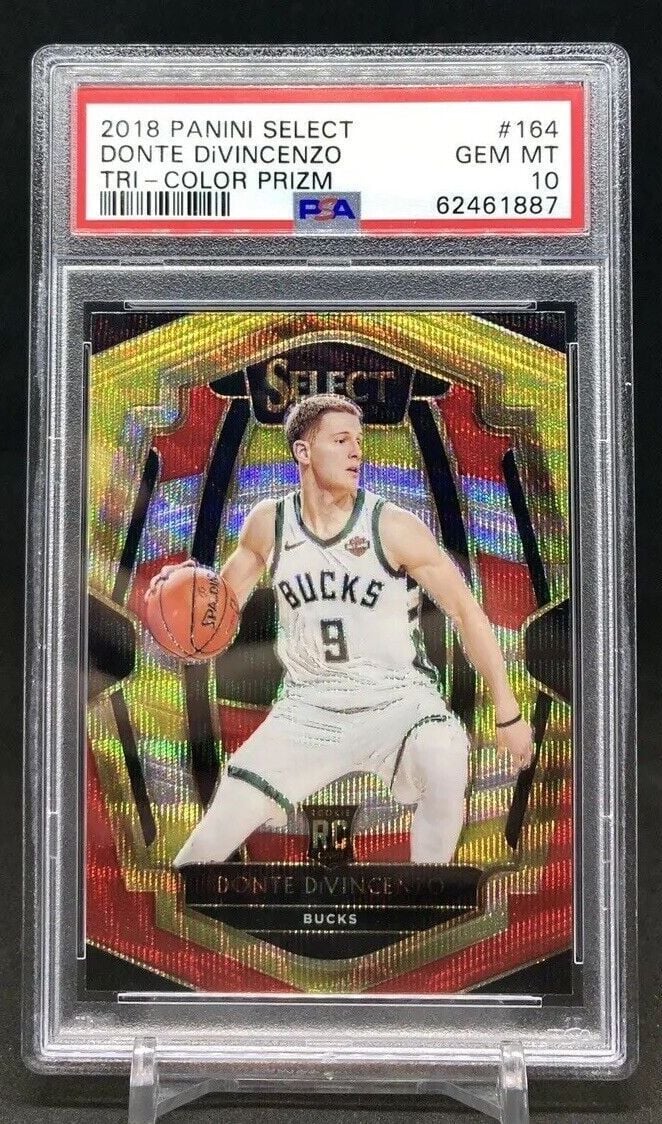 2018 Panini Select DONTE DIVINCENZO Rookie Premier Level Tri-Colour Prizm #