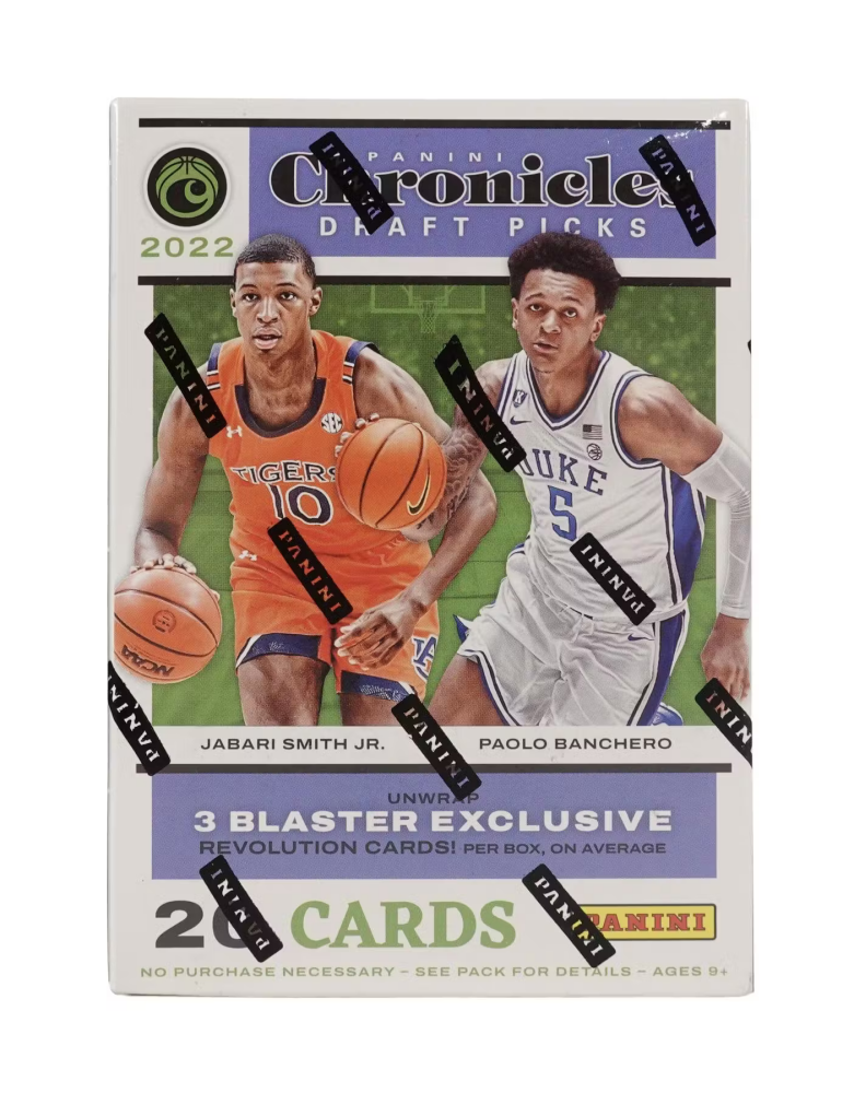 2022/23 Panini Chronicles Draft Picks Basketball 5-Pack Blaster Box