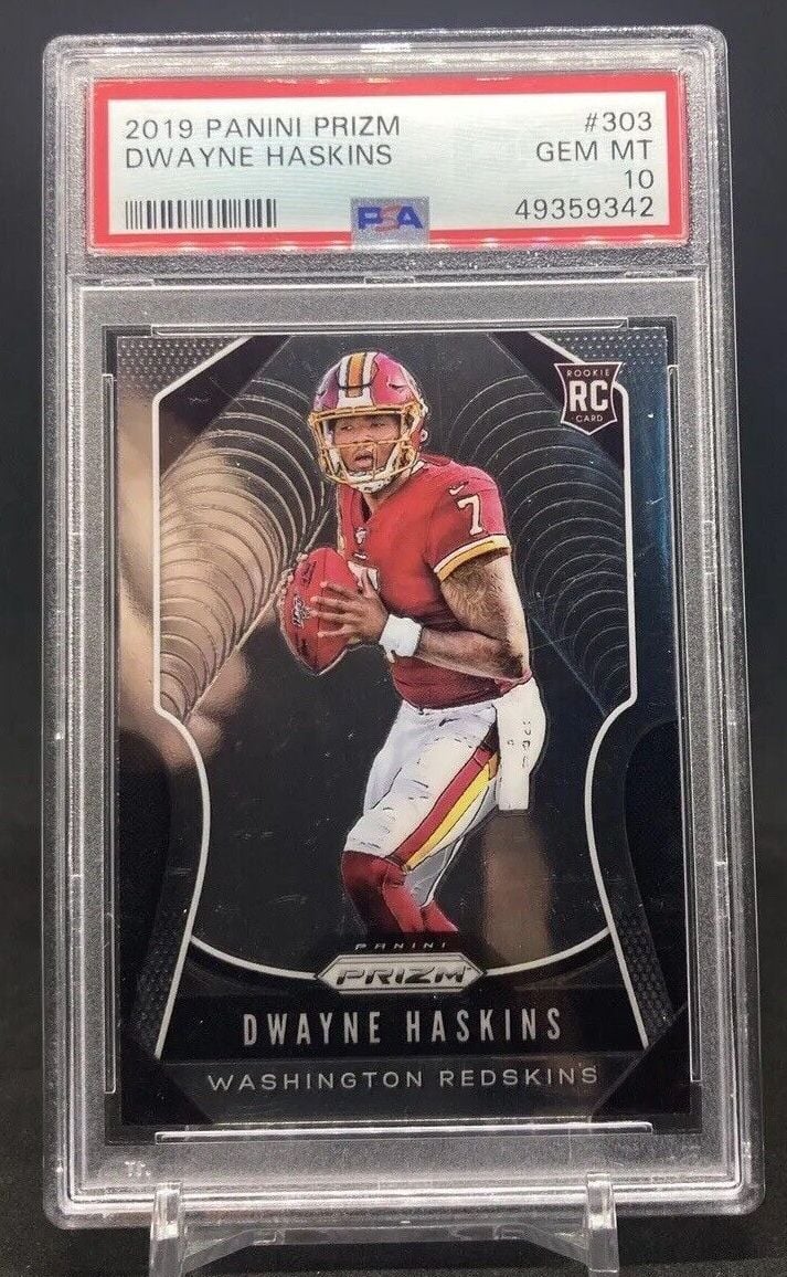 2019 Panini Prizm DWAYNE HASKINS Rookie Base Card #303 [PSA 10]