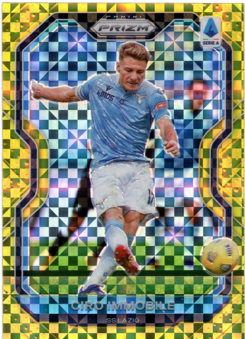 2020-21 Panini Chronicles Soccer CIRO IMMOBILE Gold Power Prizm #8