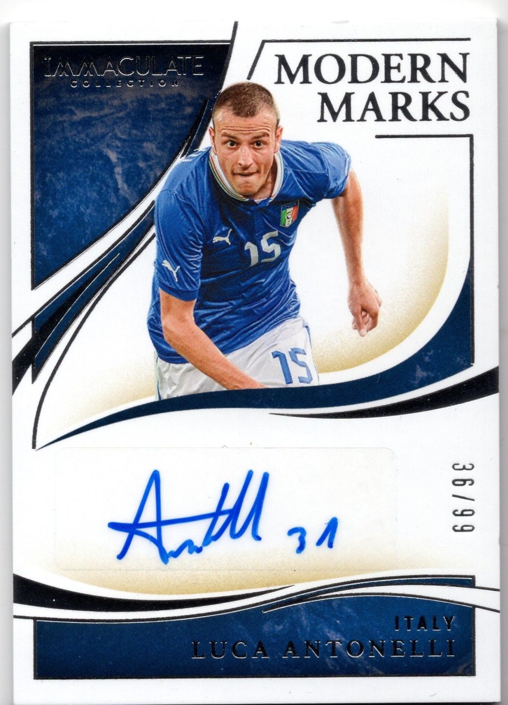 2020 Panini Immaculate Soccer LUCA ANTONELLI Modern Marks Autograph /99 #MM