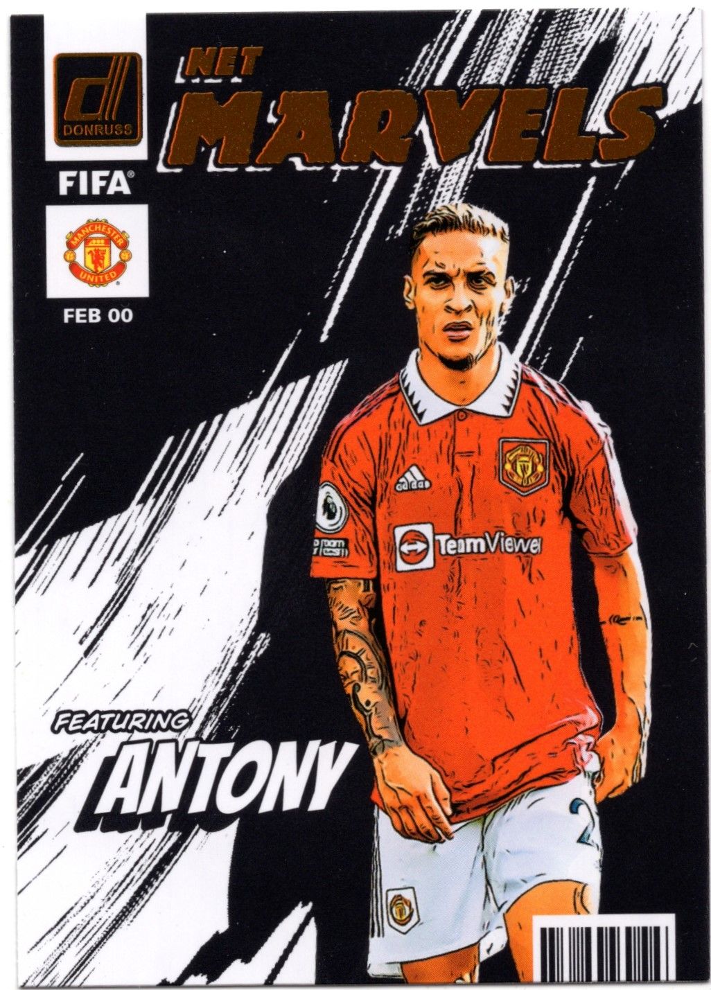 2022-23 Panini Donruss Soccer ANTONY Net Marvels Insert #23