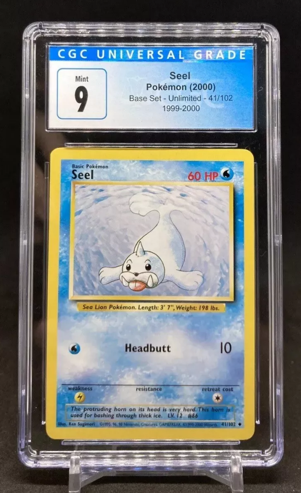 1999 Pokemon Base Set SEEL Unlimited Print 41/102 [CGC 9]