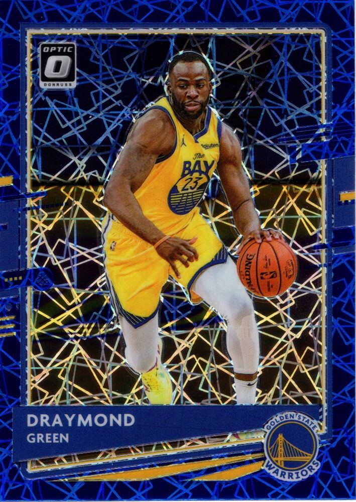 2020-21 Panini Donruss Optic DRAYMOND GREEN Blue Velocity Prizm #149