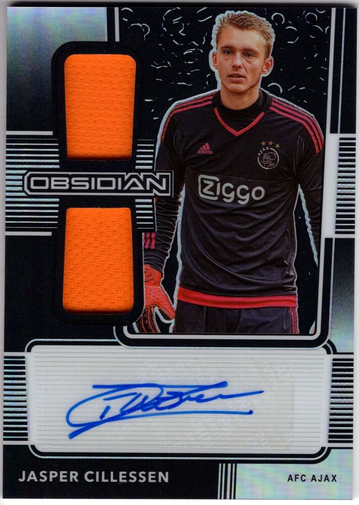 2020-21 Panini Obsidian Soccer JASPER CILLESSEN Dual Patch Autograph /99 #DJ-JCI