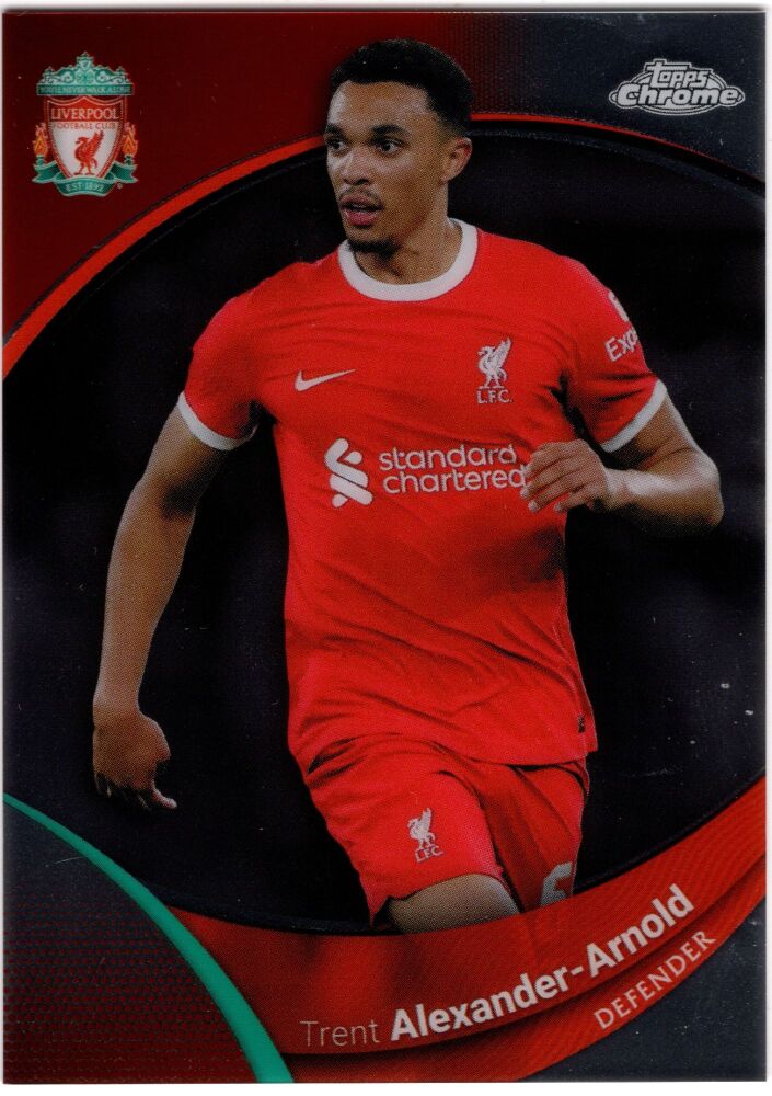 2024 Topps Chrome Liverpool Team Set TRENT ALEXANDER-ARNOLD Base Card #5