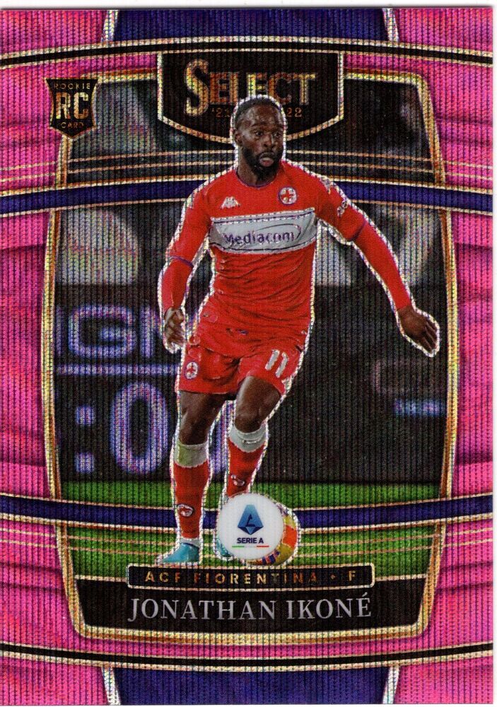 2021-22 Panini Chronicles JONATHAN IKONE Rookie Select Pink Wave Prizm /19 #225