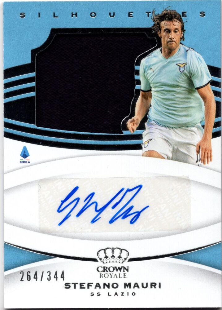 2020-21 Panini Chronicles STEFANO MAURI Crown Royale Silhouettes Patch Auto /344 #S-SM