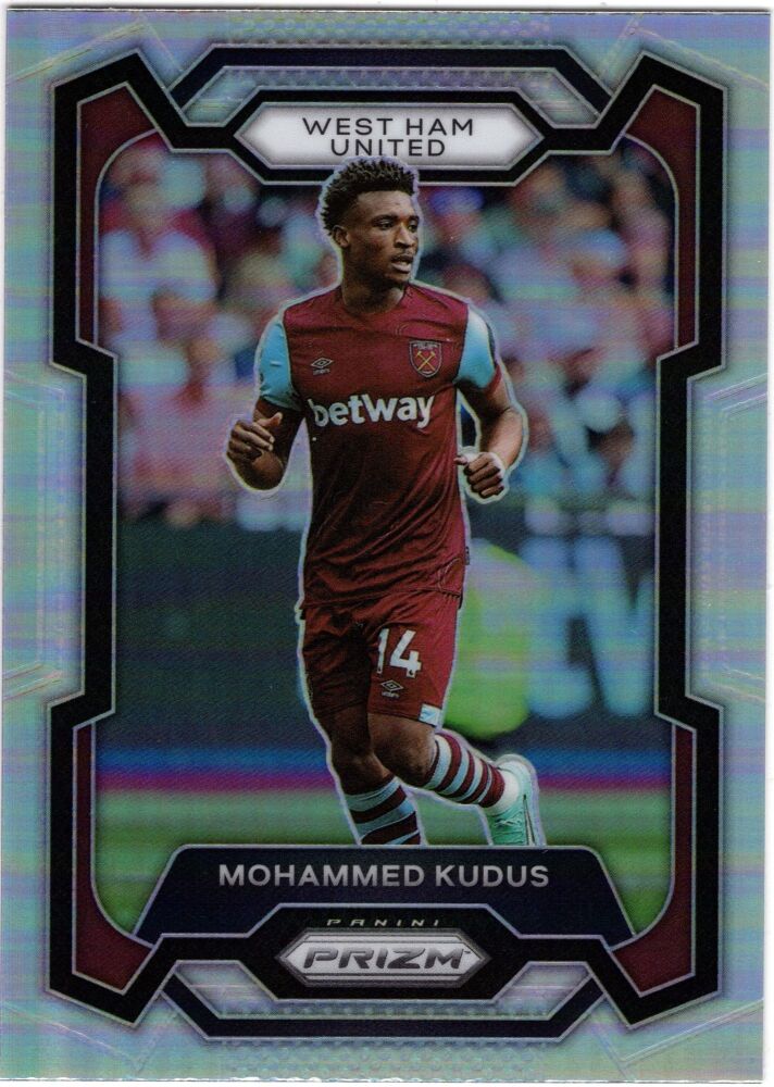 2023-24 Panini Prizm Premier League MOHAMMED KUDUS Silver Prizm #214