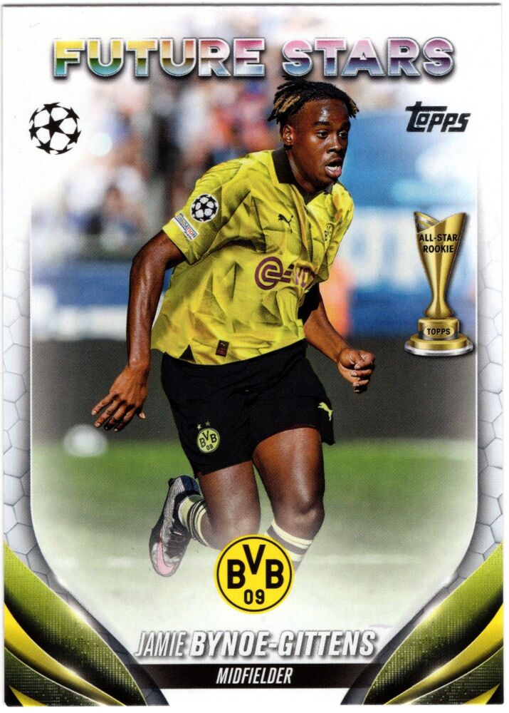 2023-24 Topps UEFA Club Competitions JAMIE BYNOE-GITTENS Future Stars Rookie Cup #187
