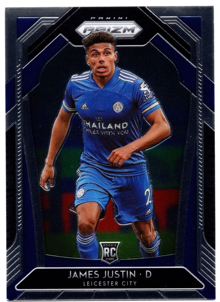 2020-21 Panini Prizm Premier League JAMES JUSTIN Rookie Base Card #131