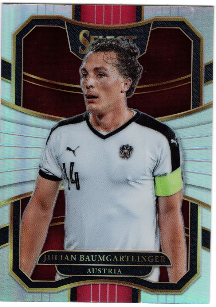 2017-18 Panini Select Soccer JULIAN BAUMGARTLINGER Silver Prizm #34