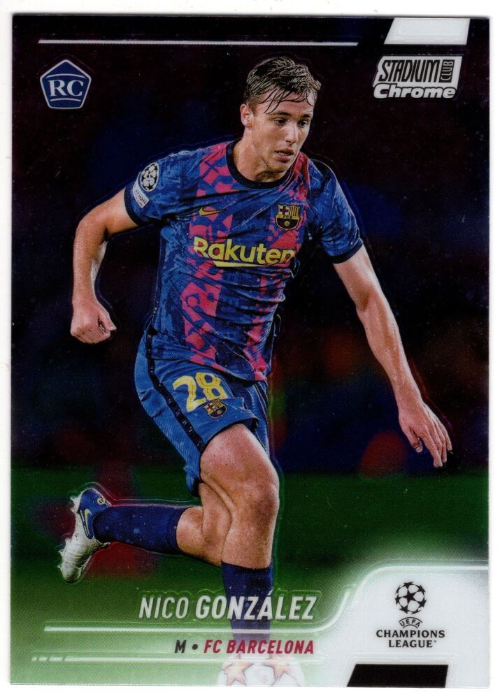 2021-22 Topps Stadium Club Chrome NICO GONZALEZ Rookie Base Card #28