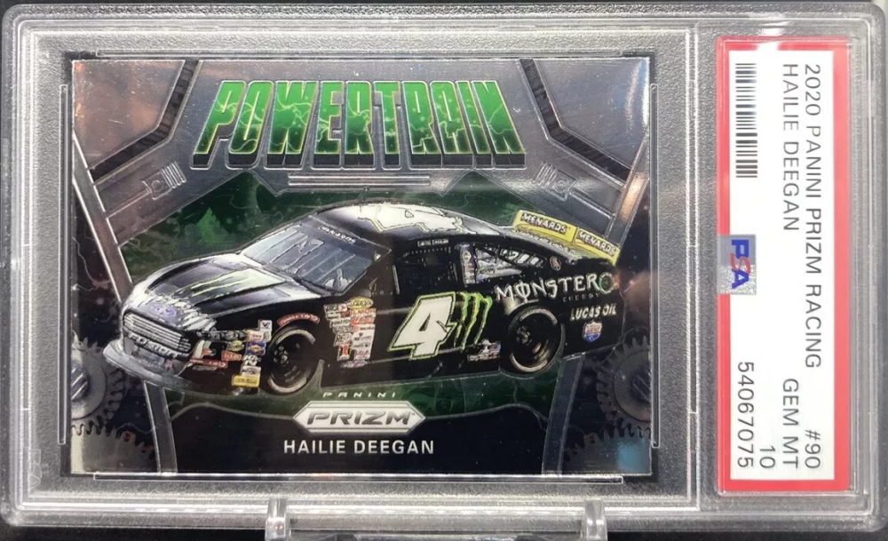 2020 Panini Prizm Racing HAILIE DEEGAN Deegan Powertrain Rookie Insert #90 [PSA 10]