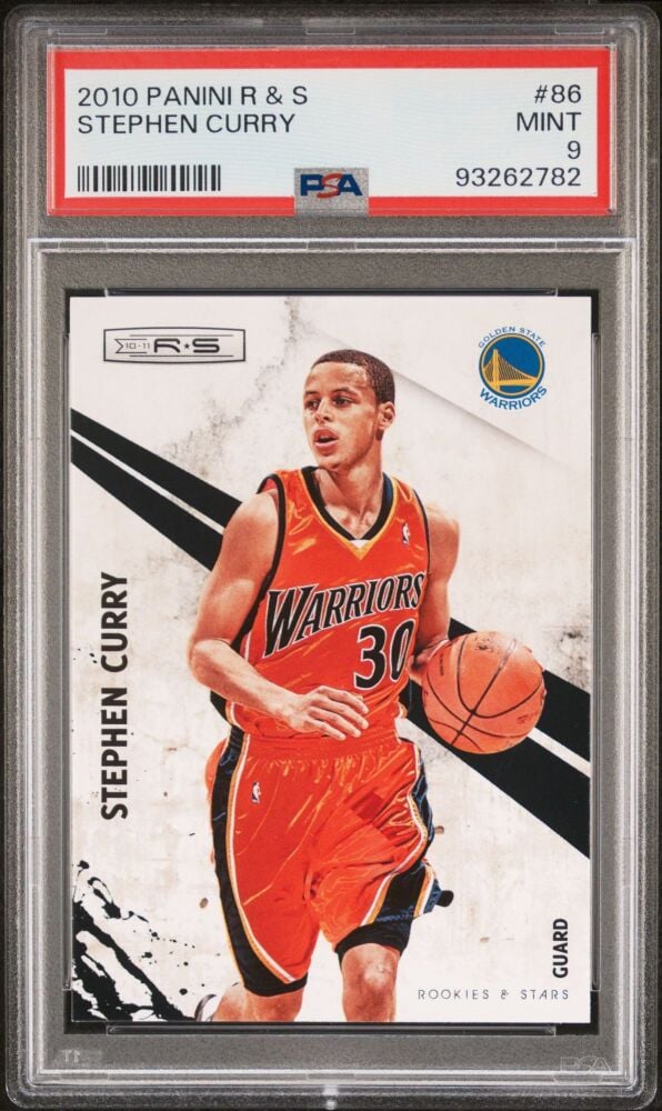 2010-11 Panini Rookies & Stars STEPHEN CURRY 2nd Year #86 [PSA 9]