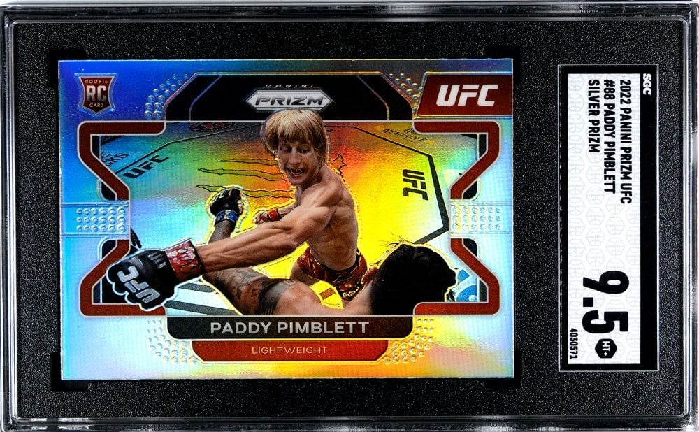 2022 Panini UFC Prizm PADDY “THE BADDY  PIMBLETT Rookie Silver Prizm #88 [SGC 9.5]