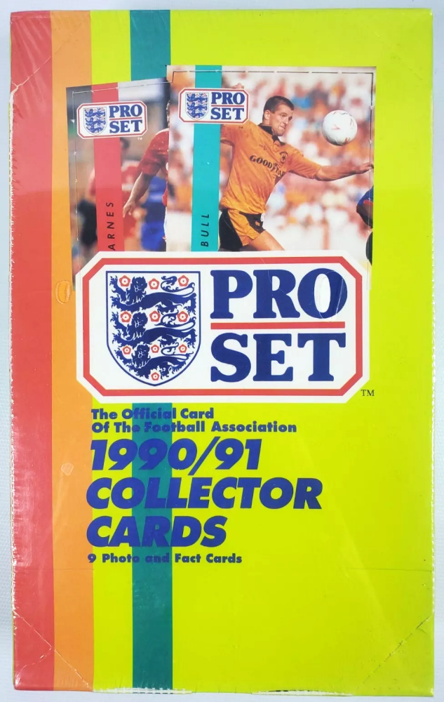 1990-91 Pro Set English Football Association Trading Card Box