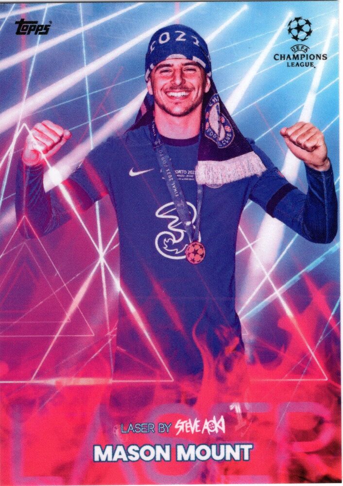 2021 Topps Steve Aoki Football Festival MASON MOUNT Laser