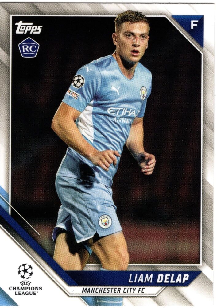 2021/22 Topps UEFA Champions League LIAM DELAP Rookie Base Card #22