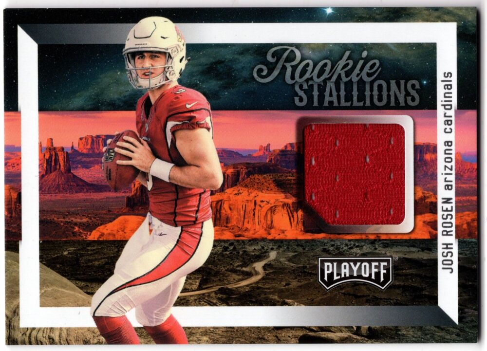 2018 Panini Playoff JOSH ROSEN Rookie Stallions Patch #6