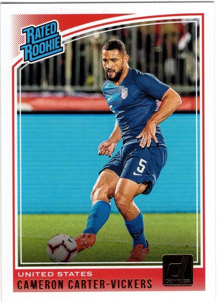 2018-19 Panini Donruss Soccer CAMERON CARTER-VICKERS Rated Rookie #197