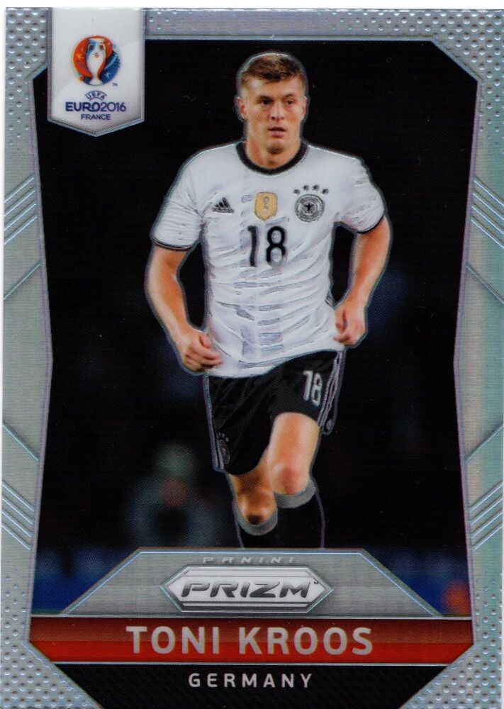 2016 Panini Prizm Euros Soccer TONI KROOS Silver Prizm #47