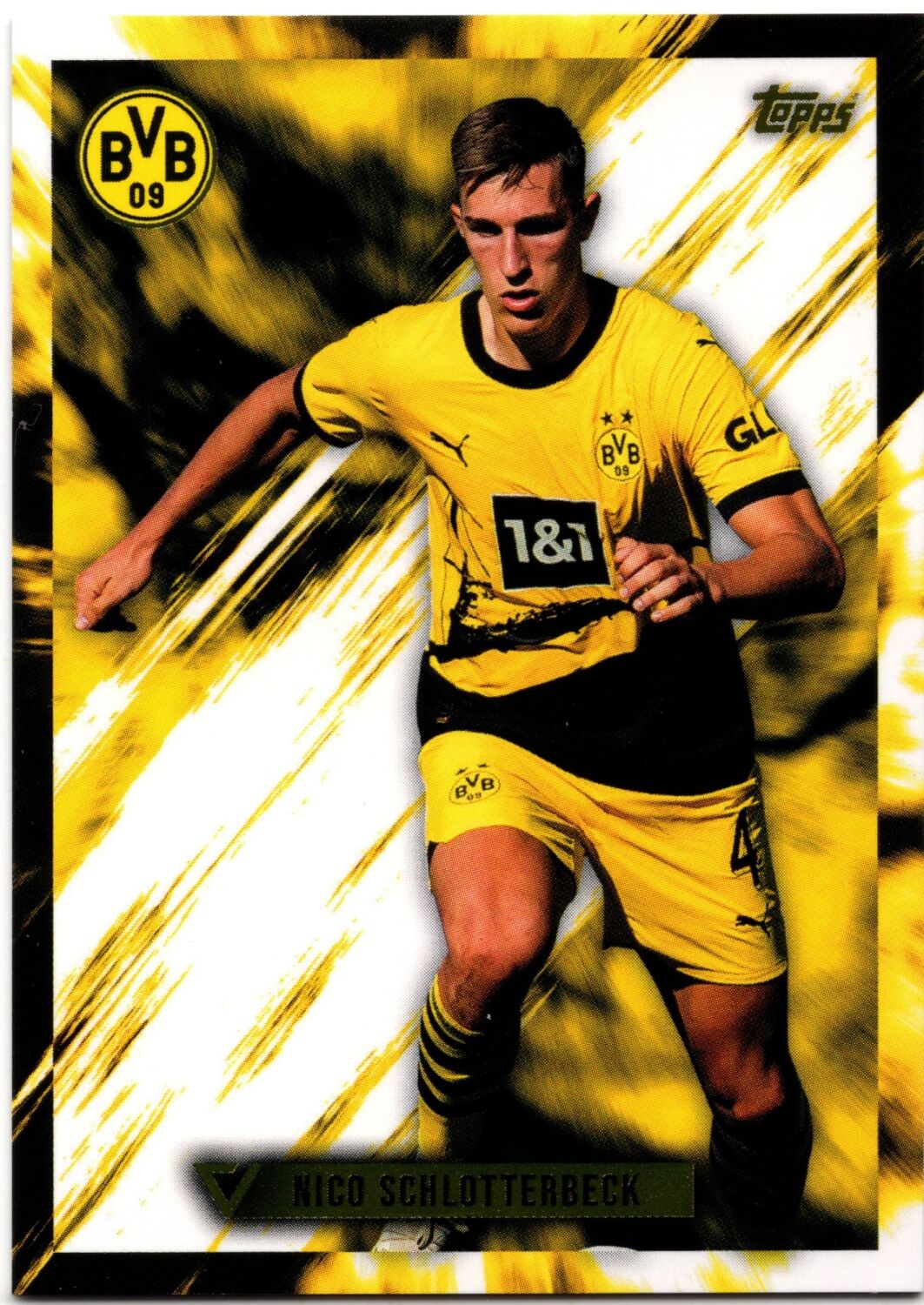 2023-24 Topps Vernissage Dortmund Team Set NICO SCHLOTTERBECK Base #BVBV-2