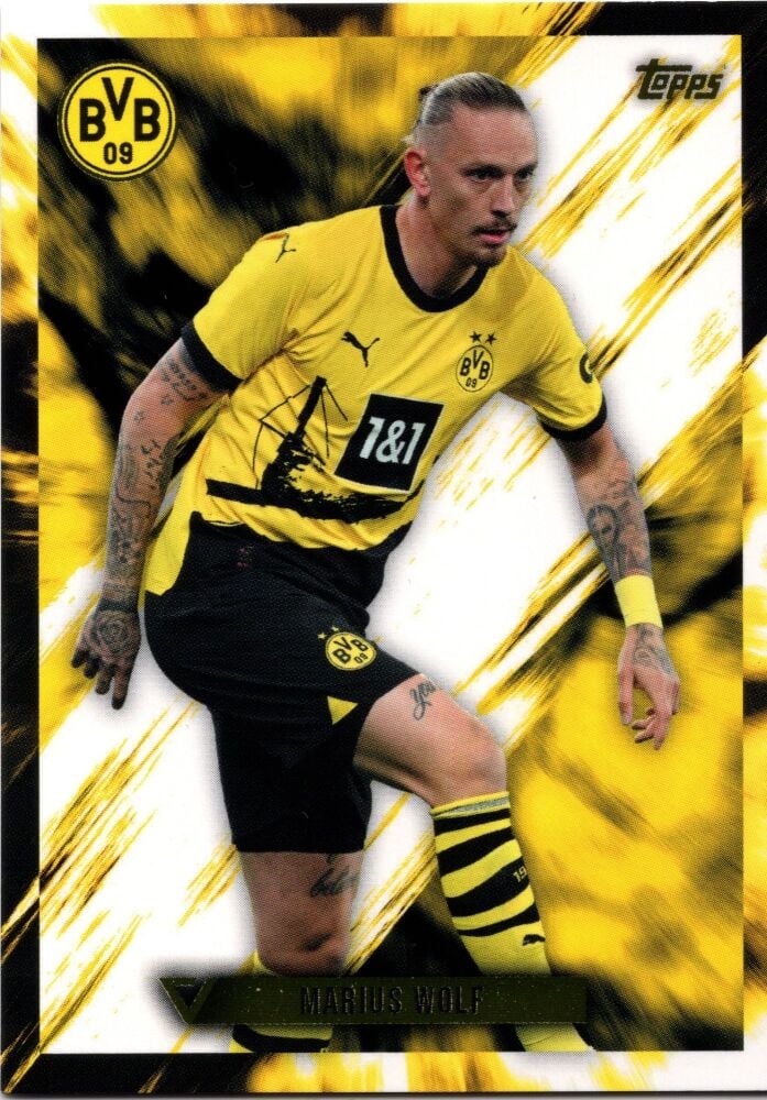 2023-24 Topps Vernissage Dortmund Team Set MARIUS WOLF Base #BVBV-9