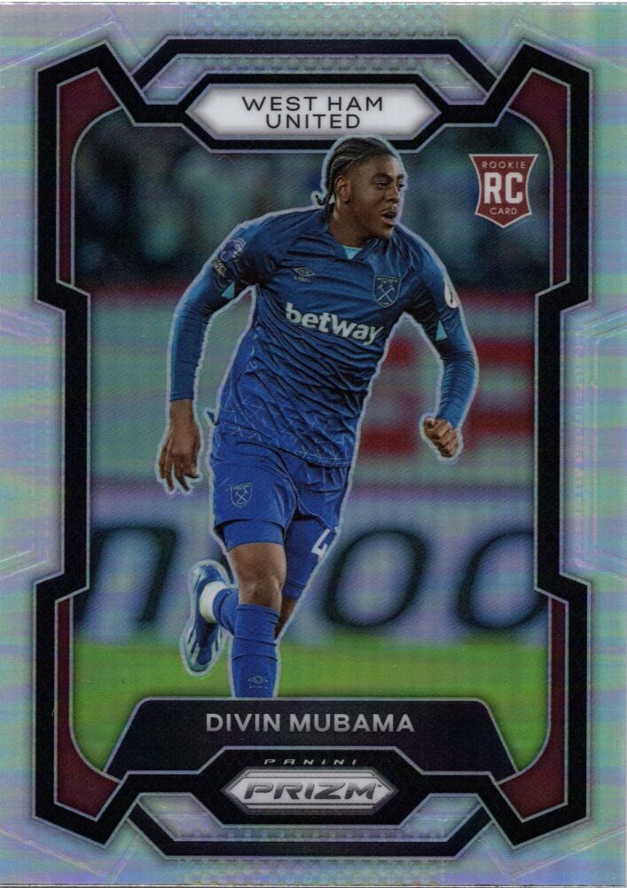 2023-24 Panini Prizm Premier League DIVIN MUBAMA Rookie Silver Prizm #225