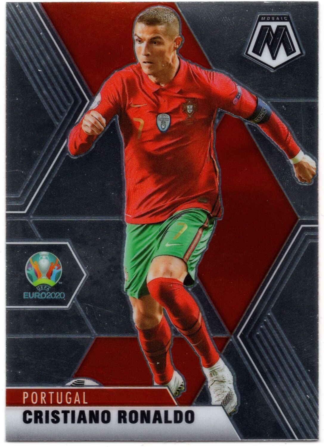 2021 Panini Mosaic Euros CRISTIANO RONALDO Base Card #160