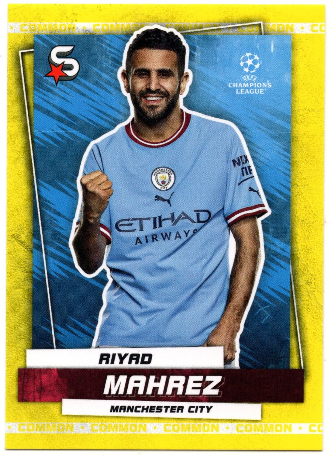 2022-23 Topps Superstars RIYAD MAHREZ Yellow Parallel #8